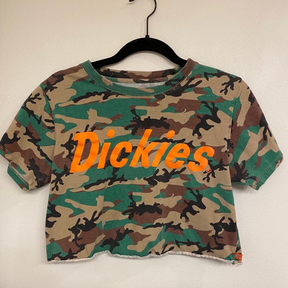 Cropped dickies T-shirt